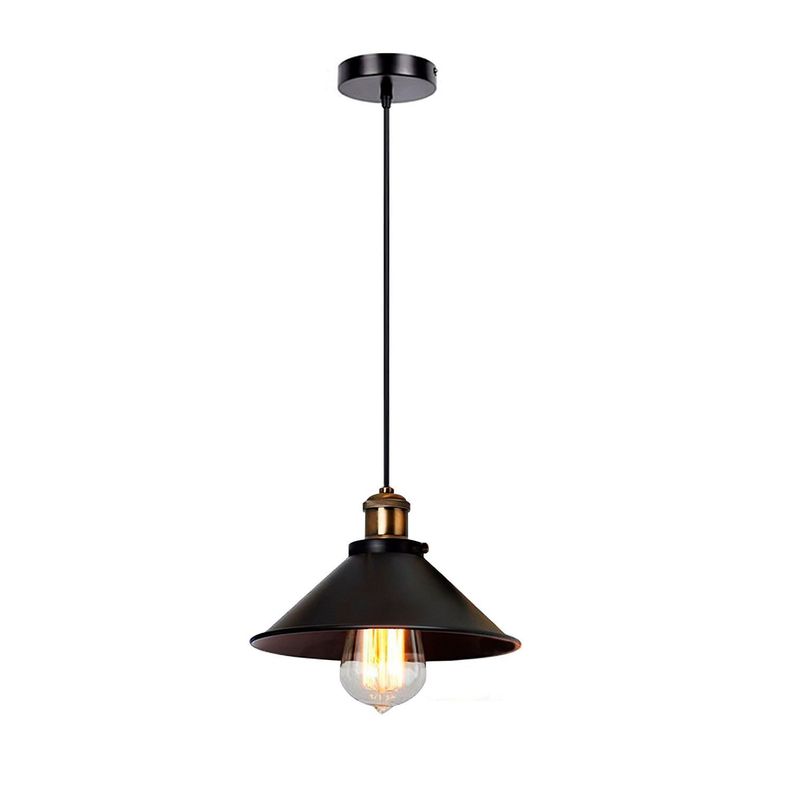 Lampara Colgante Vintage Tipo Campana-1