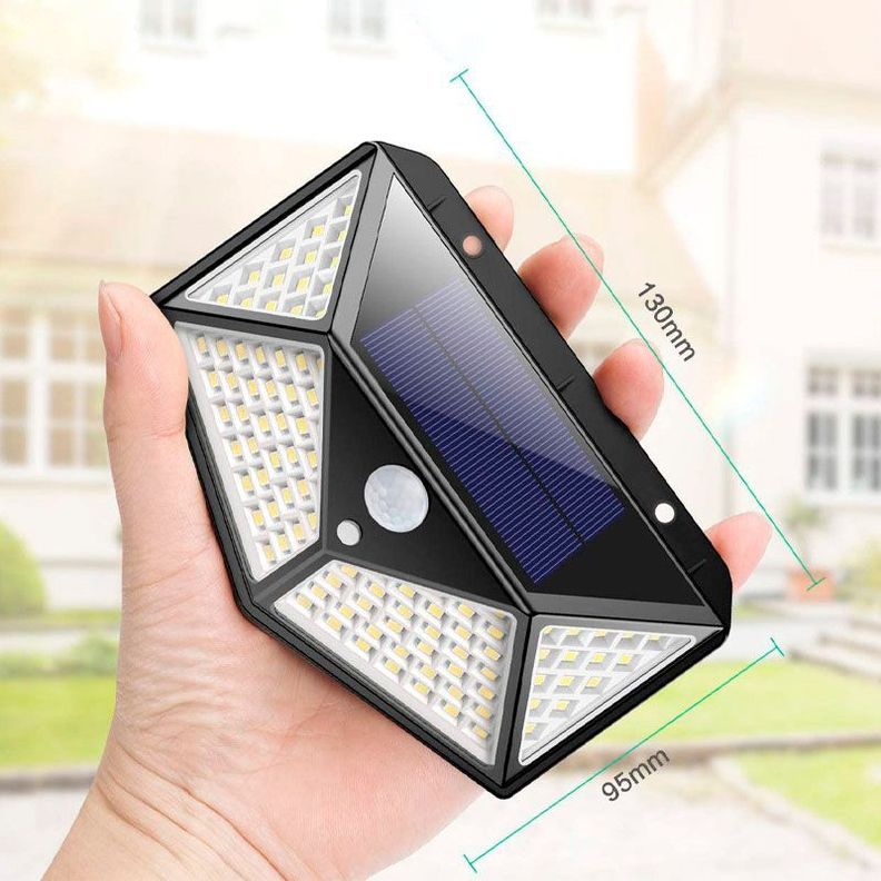Focos Solar 100 Led Con sensor de Movimiento-1