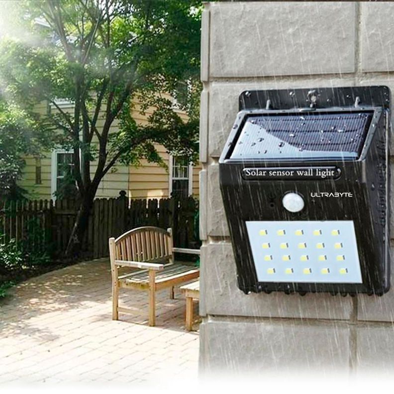 Foco Solar 20 Led Con sensor de Movimiento-3