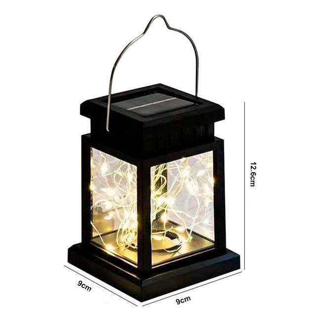 Pack 2 Faroles Solares Luz Led Alambre Tipo Hada-1