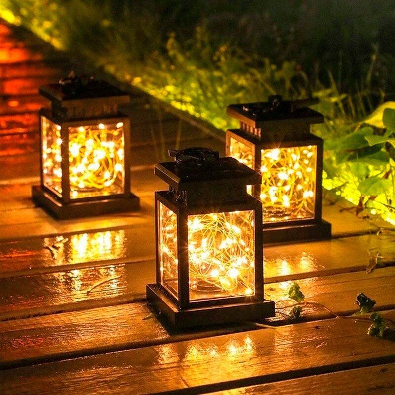 Pack 2 Faroles Solares Luz Led Alambre Tipo Hada-4