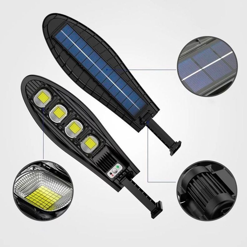 Foco Solar Tipo Luminaria 80W 140LEDs 60cm csensor-2