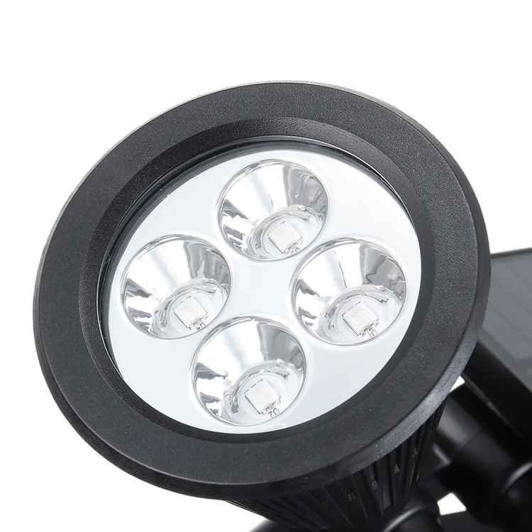 Foco Solar Farol Led con Panel Tipo Estaca y Pared-4