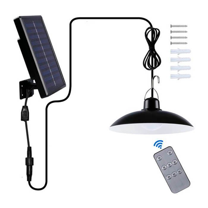 Lampara Solar Colgante con Control-0