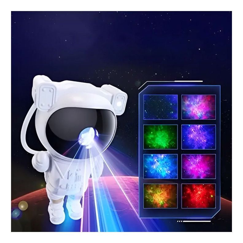 Proyector Lámpara Luz Led Galaxia Astronauta-5