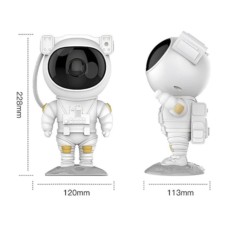 Proyector Lámpara Luz Led Galaxia Astronauta-6
