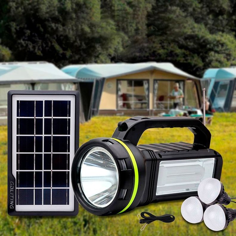 Kit Camping Solar con Linterna 10W Radio Bluetooth-4