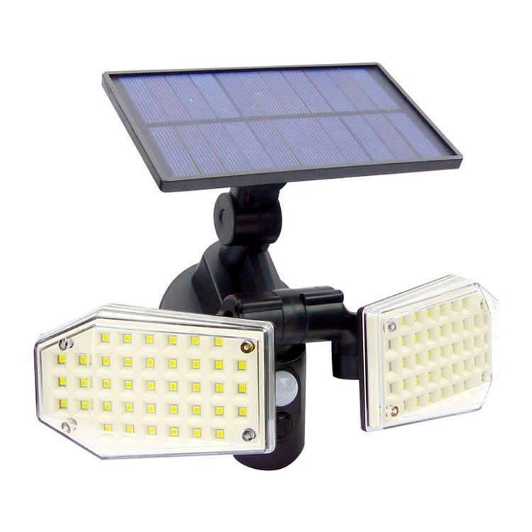 Foco Led Solar Doble con Sensor de Movimiento-0