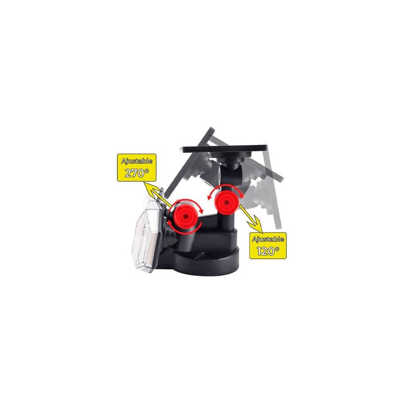 Foco Led Solar Doble con Sensor de Movimiento-1