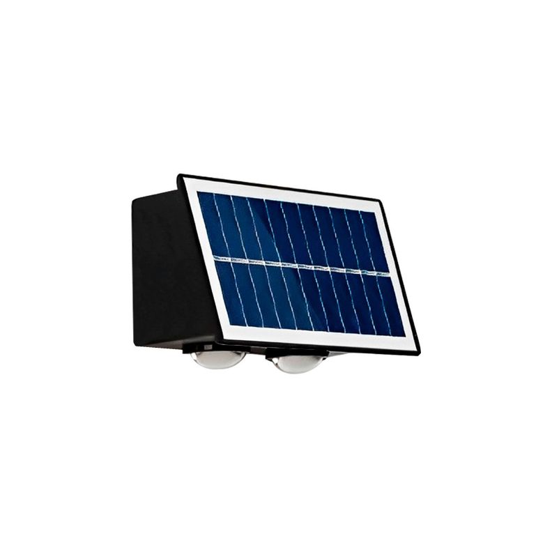 Aplique Solar Muro Exterior Diseño Moderno Luz Cálida-0