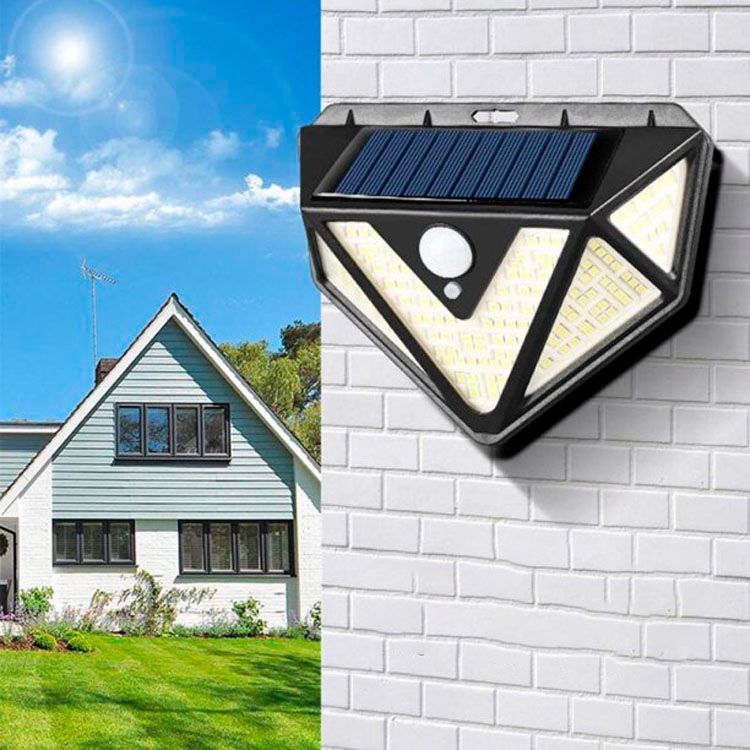 Pack 2 Focos Solar 166 Led Con sensor de Movimiento-6