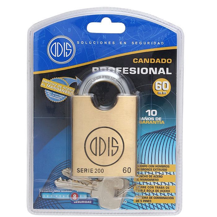 Candado Odis 260 Hombros 60mm-4
