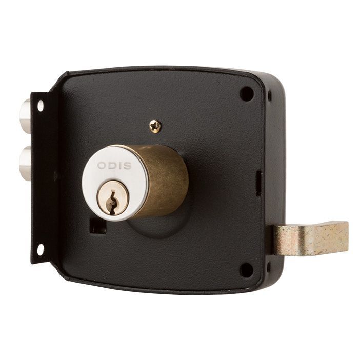 Cerradura Sobreponer Odis 322 Puertas Madera Metálicas - Negro-2