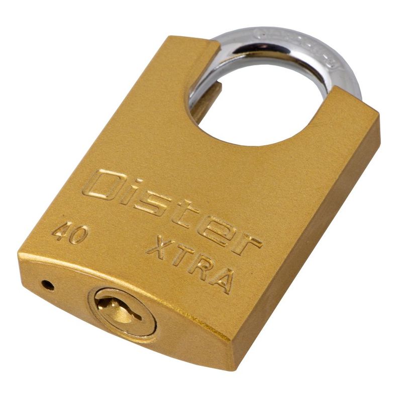 Candado Oister XTRA Hombros 40mm - Fierro Bronce.-3