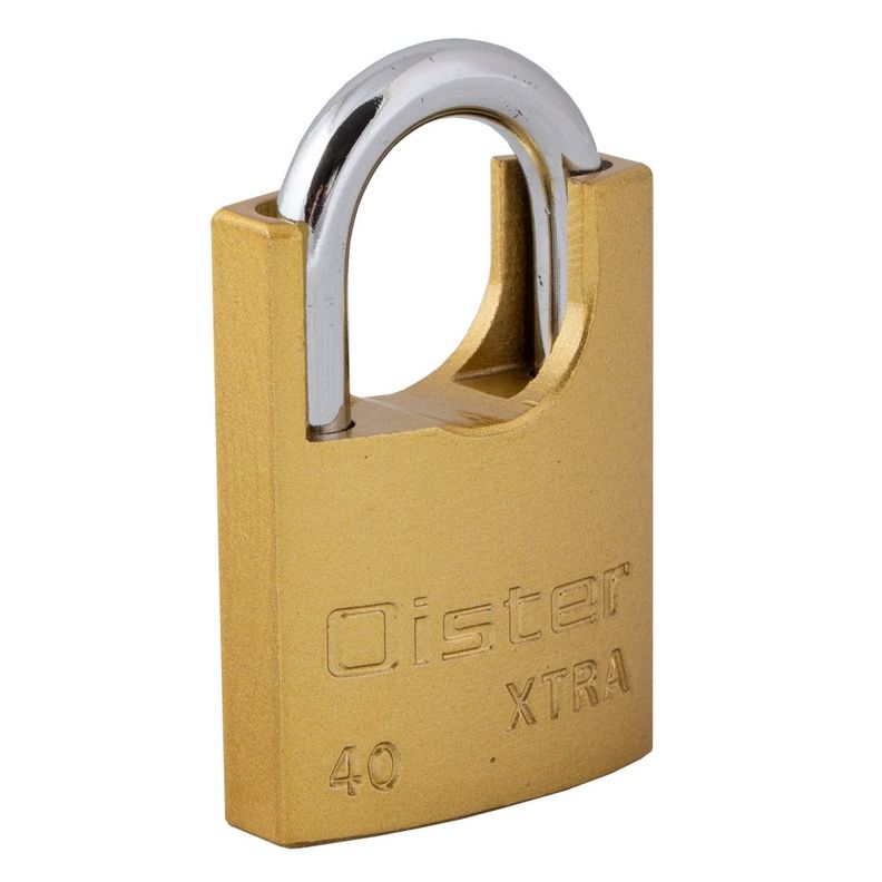 Candado Oister XTRA Hombros 40mm - Fierro Bronce.-0