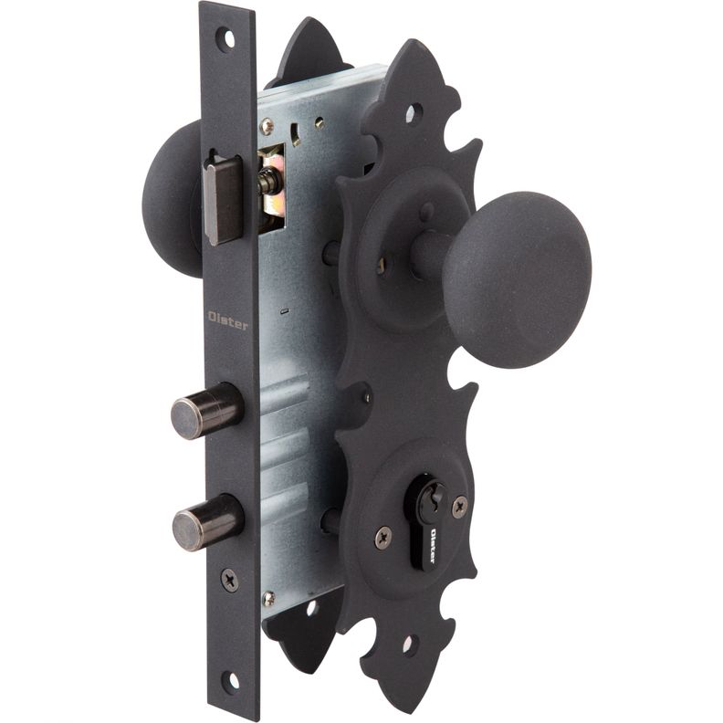 Cerradura Embutir Oister Trancura Acceso - Negro-2