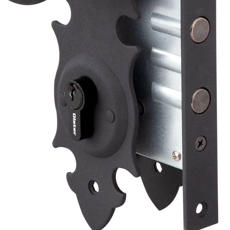Cerradura Embutir Oister Trancura Acceso - Negro-3