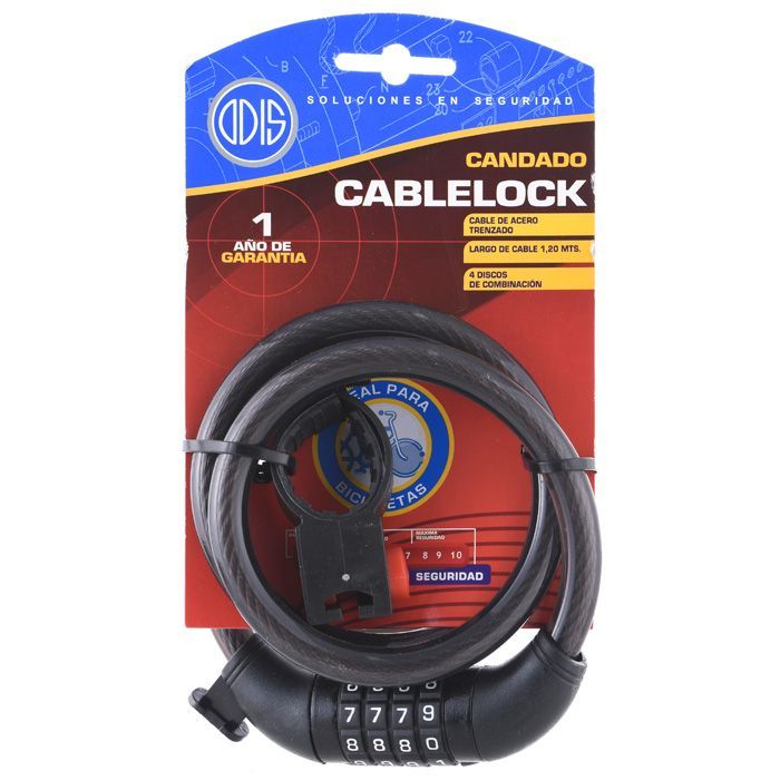 Candado Odis Cablelock 120cm-4