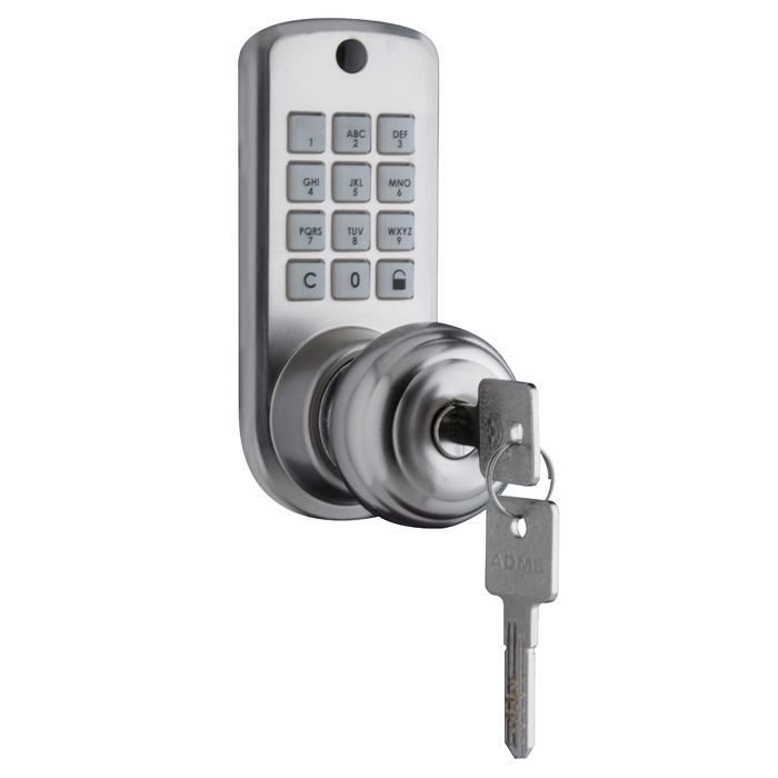 Cerradura Digital Odis con Pomo 6500 - Plata-6