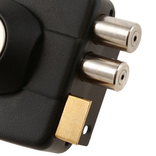 Cerradura Sobreponer Odis 324 Puertas Madera Metálicas - Negro-3
