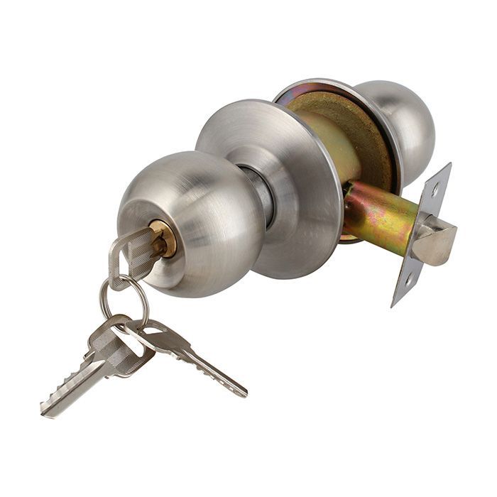 Cerradura Cilíndrica Oister 101 Acceso - Plata Satin-1