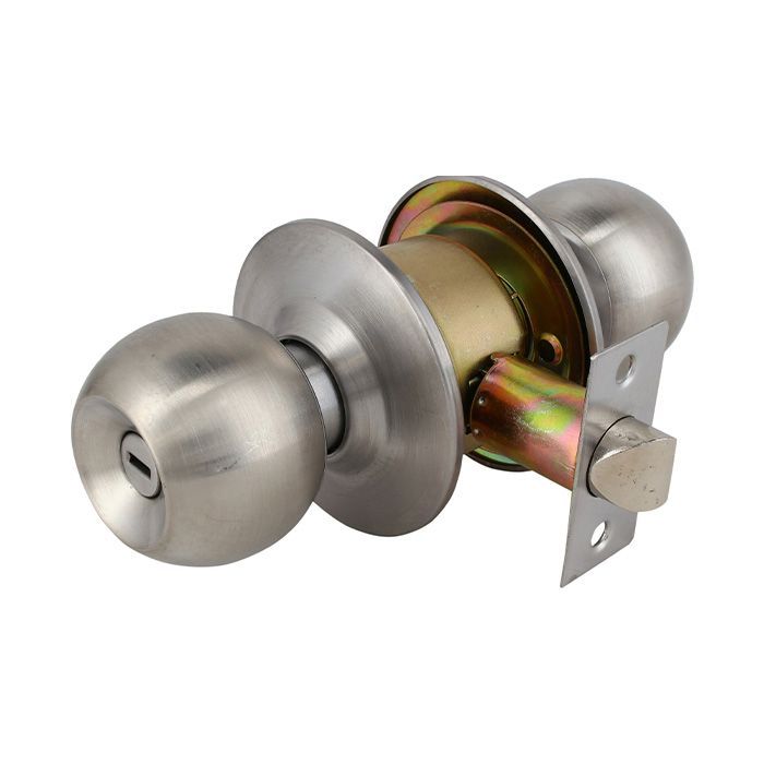 Cerradura Cilíndrica Oister 101 Baño - Plata Satin-0