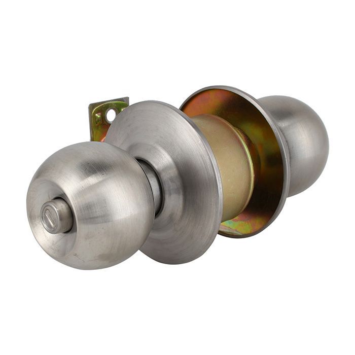 Cerradura Cilíndrica Oister 101 Baño - Plata Satin-1