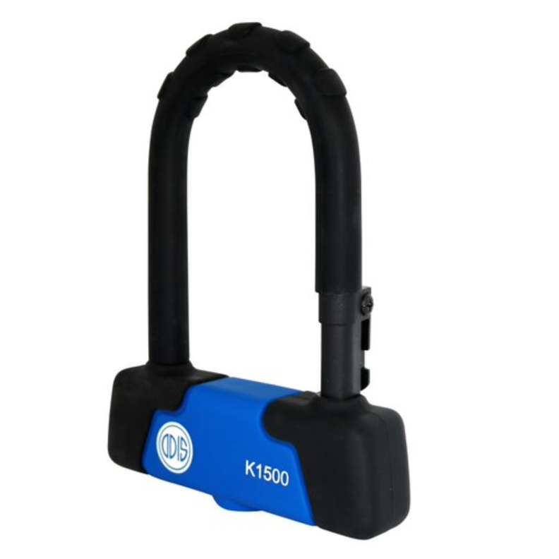 Candado Bicicleta U Lock Odis K1500 15x185mm Negro Azul Llave Mapa-1