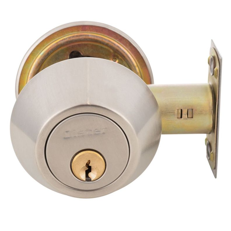Cerrojo Tubular Oister 104 Llave-Llave - Plata-0