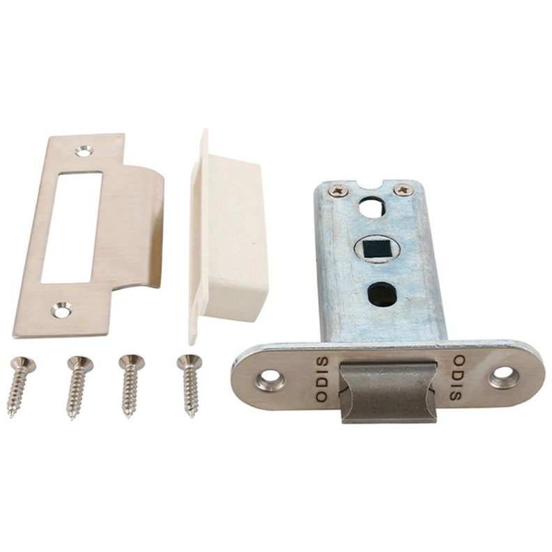 Cerradura Embutir Odis 301 Simple Paso - Plata-2