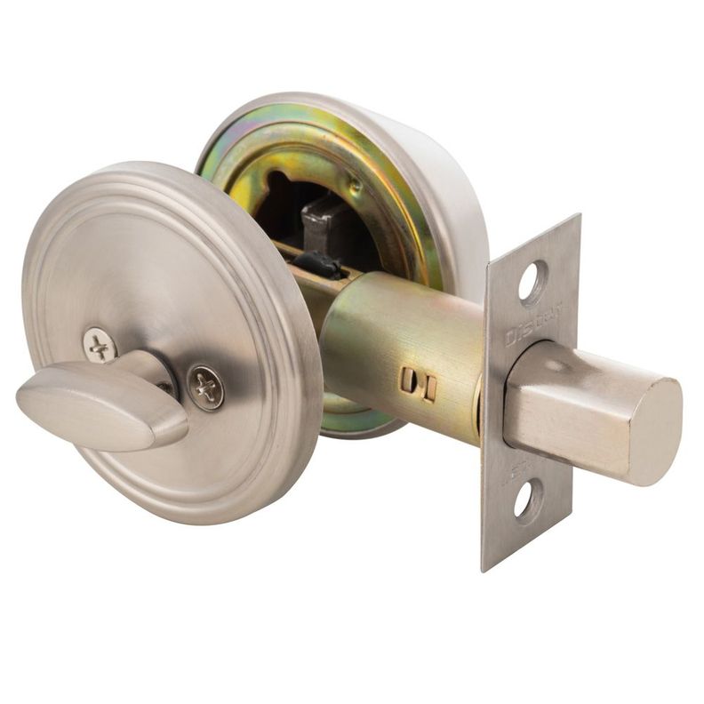 Cerrojo Tubular Oister 103 Llave-Seguro - Plata-5