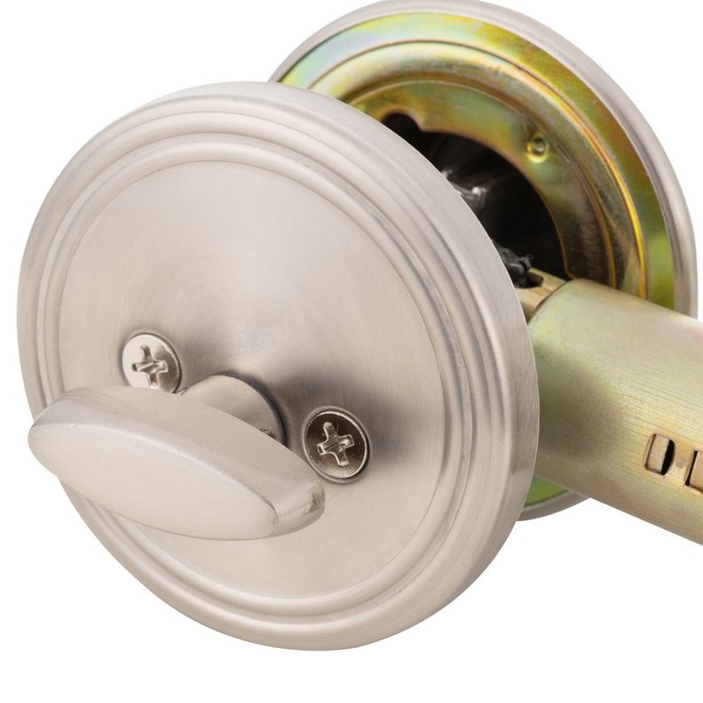 Cerrojo Tubular Oister 103 Llave-Seguro - Plata-2