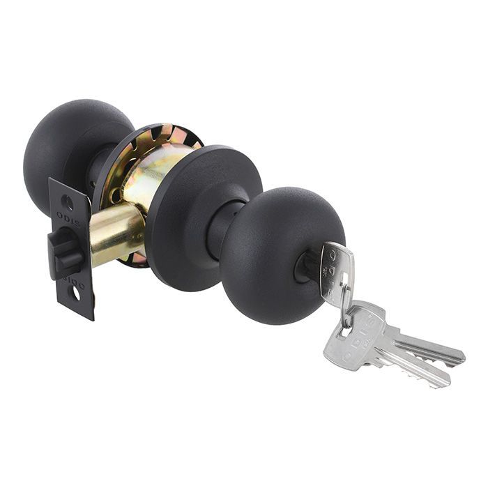 Cerradura Cilíndrica Odis 206 Dormitorio - Negro-5