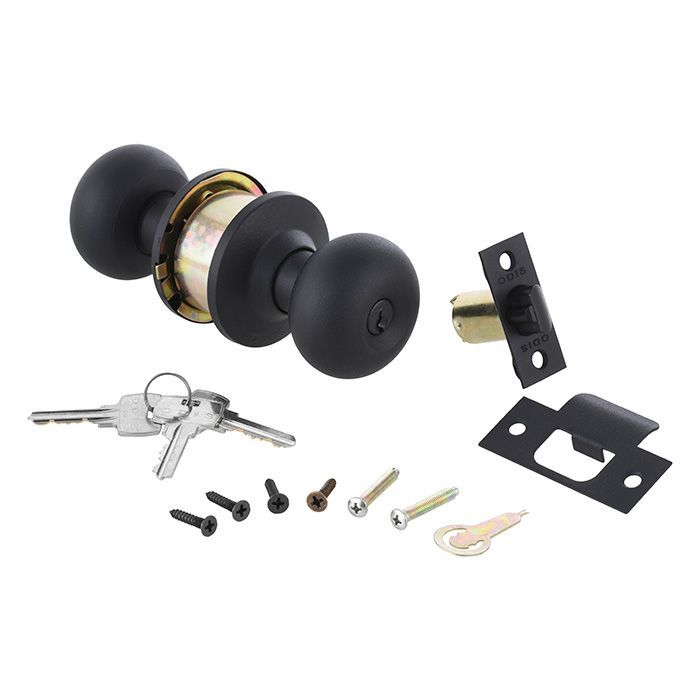 Cerradura Cilíndrica Odis 206 Dormitorio - Negro-6