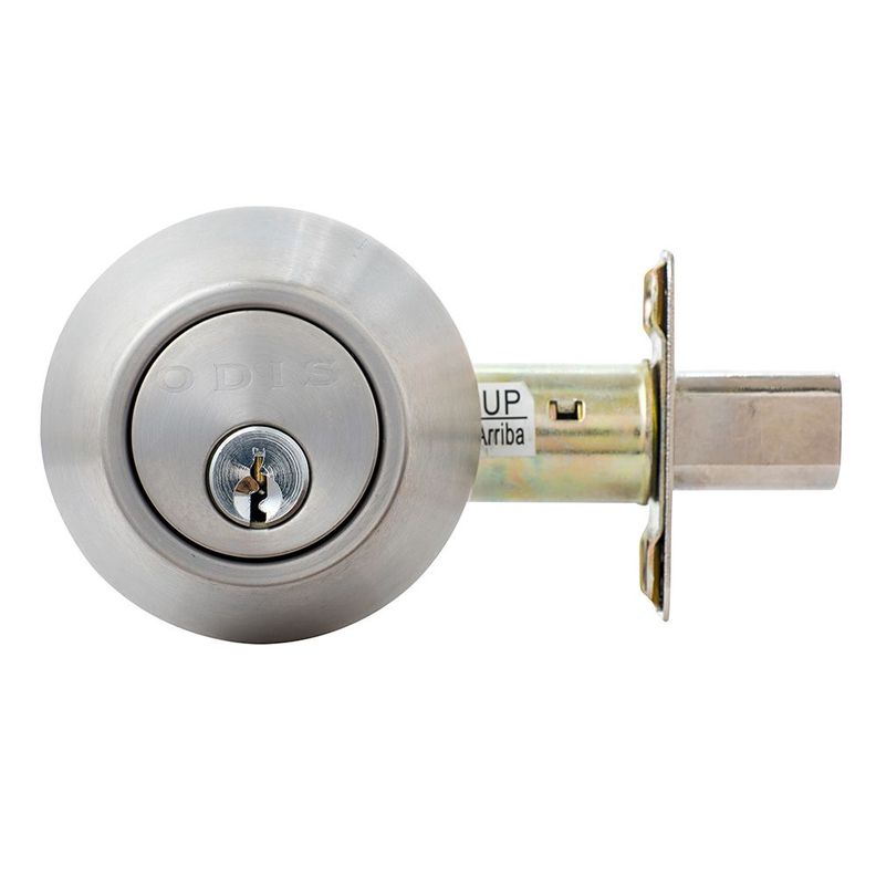 Cerrojo Cilíndrico Odis 501 Llave-Seguro - Plata-1