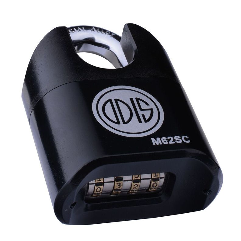 Candado Odis M62SC 62mm Combinación Hombros - Negro-0