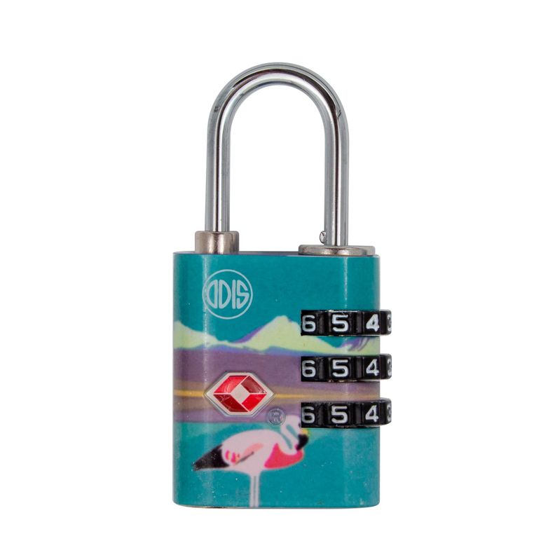 Candado Odis TSA Viaje Maleta 30mm Con Clave - San Pedro Atacama Celeste