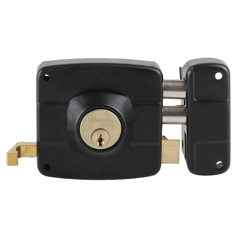 Cerradura Sobreponer Oister 110 - Negro-1