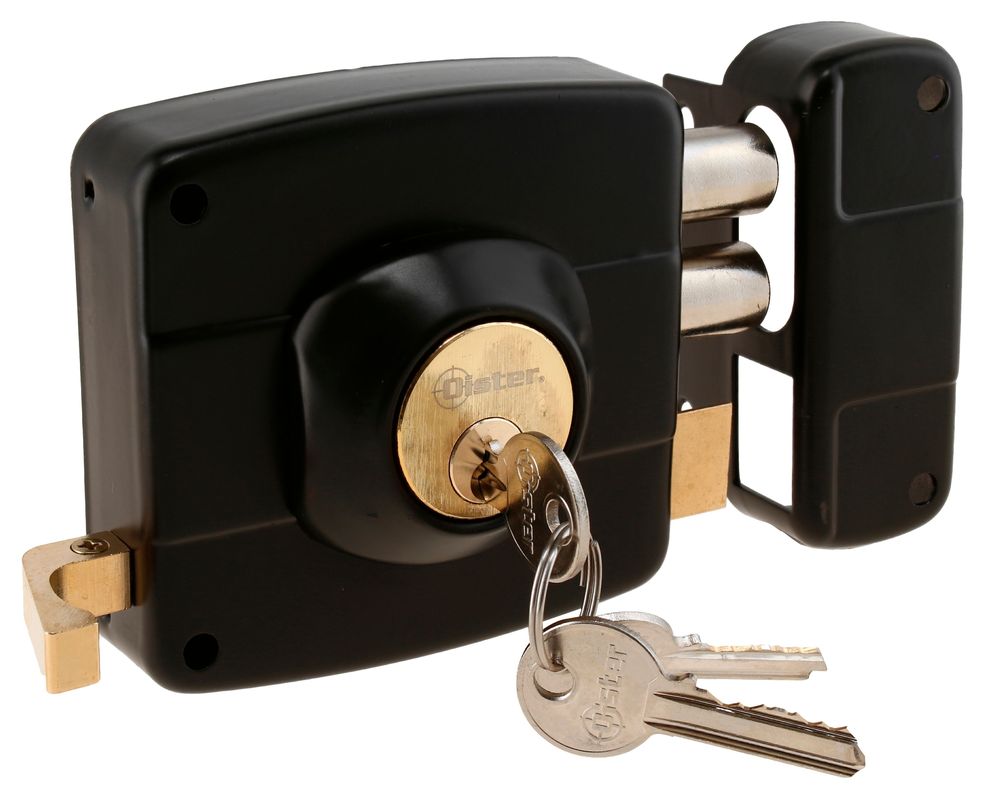 Cerradura Sobreponer Oister 110 - Negro-0