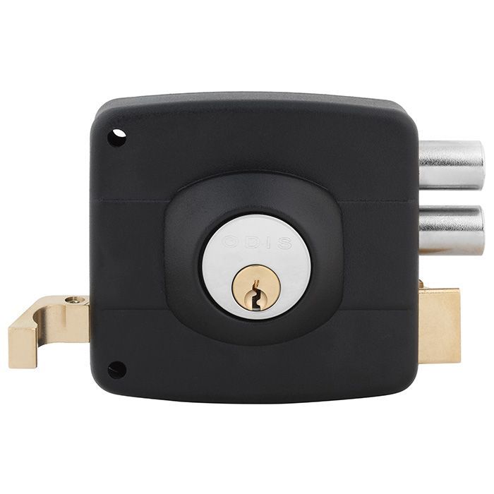 Cerradura Sobreponer Odis 321 Puertas De Madera -Negro-0