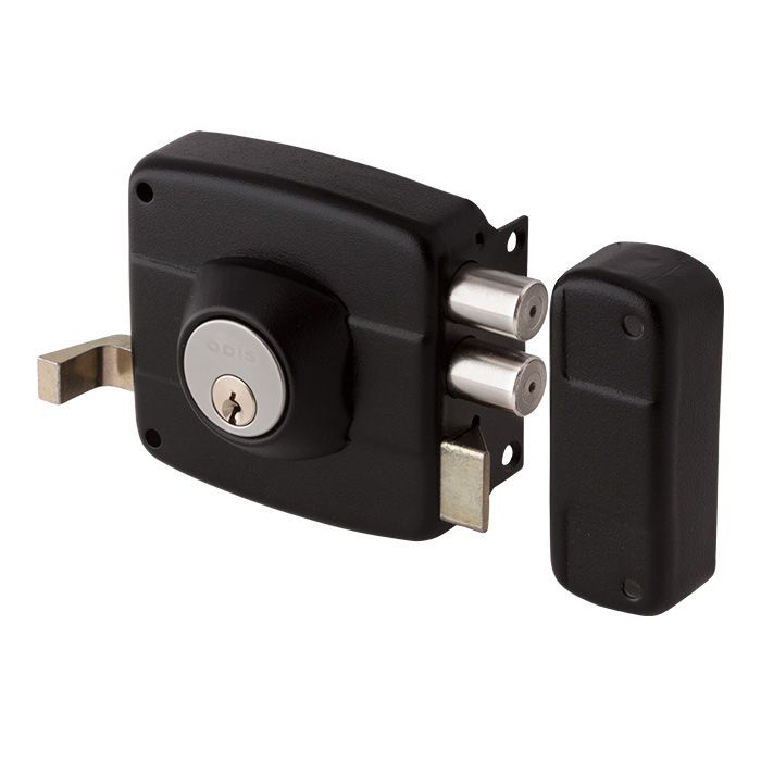 Cerradura Sobreponer Odis 321 Puertas De Madera -Negro-3