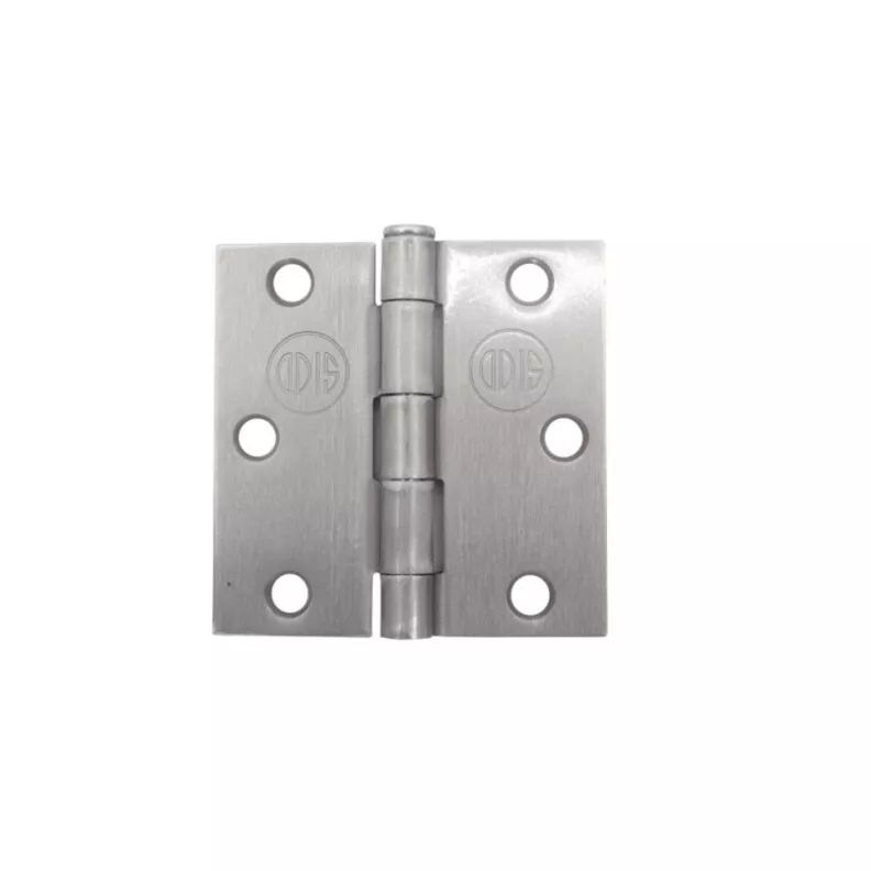 Pack 3 Bisagras Acero Odis 33 2,0mm - Plata Gris