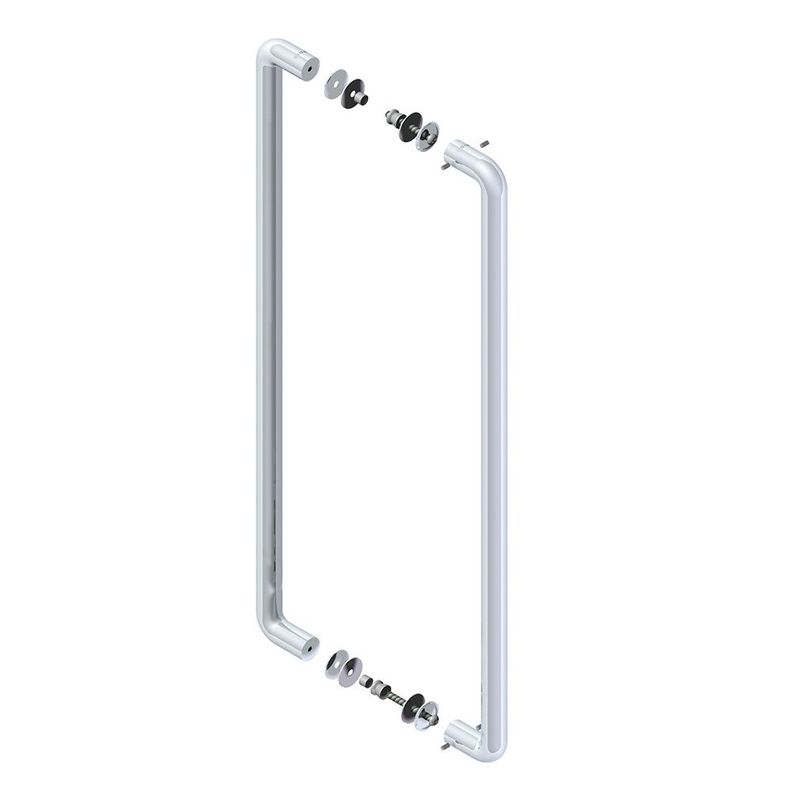 Tirador Doble Odis 9380 30x800mm - Plata-1