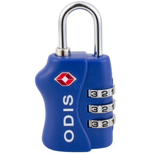 Candado Odis TSA Maleta Viaje 33mm Combinación - Azul-0