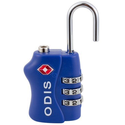Candado Odis TSA Maleta Viaje 33mm Combinación - Azul-2