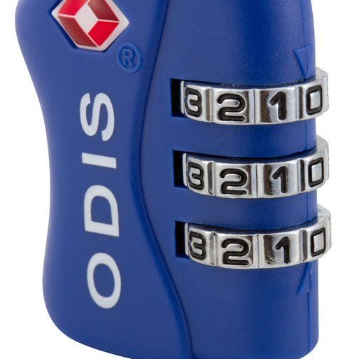 Candado Odis TSA Maleta Viaje 33mm Combinación - Azul-4