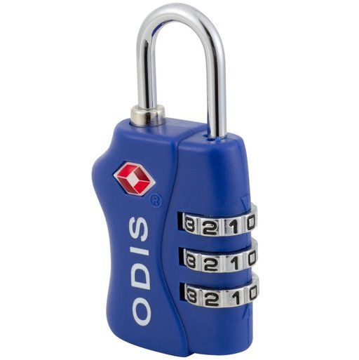 Candado Odis TSA Maleta Viaje 33mm Combinación - Azul-1