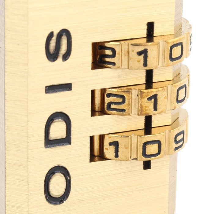 Candado Combinación Odis 21mm 3 Diales Maleta Casillero-2