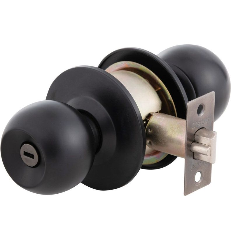 Cerradura Cilíndrica Oister 101 Baño - Negro-0