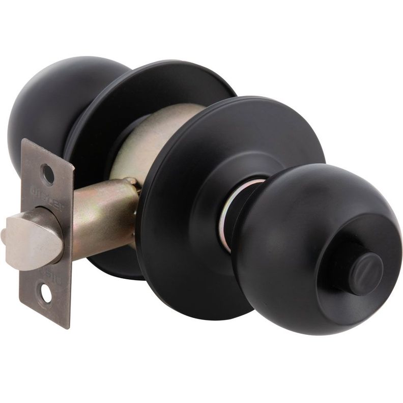 Cerradura Cilíndrica Oister 101 Baño - Negro-1